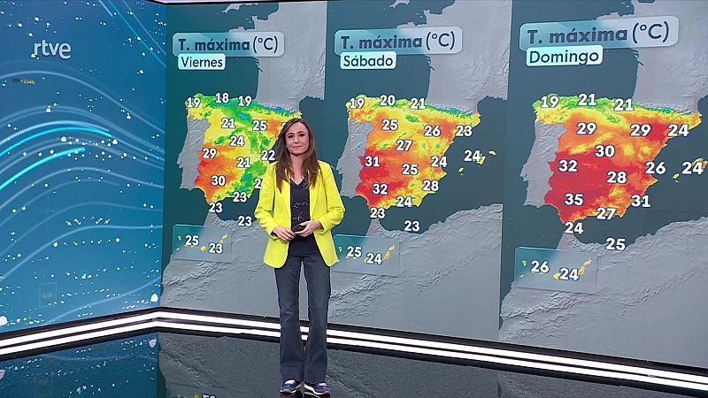 Las temperaturas máximas descenderán en el extremo noroeste peninsular y litorales mediterráneos - ver ahora