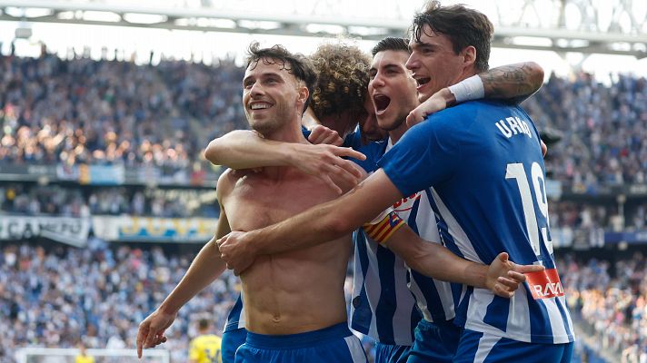 Una agónica victoria ante Las Palmas da la permanencia a un Espanyol y condena al Leganés