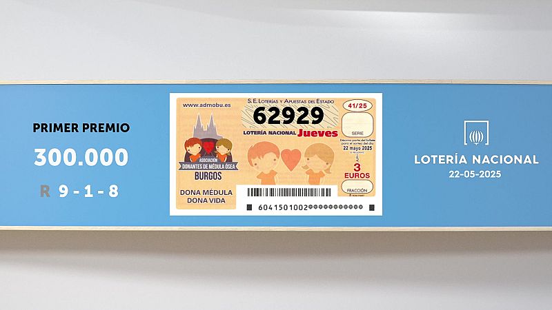 Sorteo de la Lotería Nacional del 22/05/2025 - Ver ahora