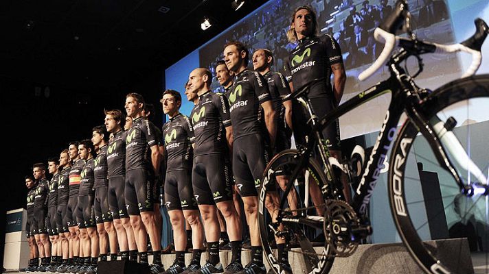 Telediario 1 - El Movistar se presenta con Valverde de líder