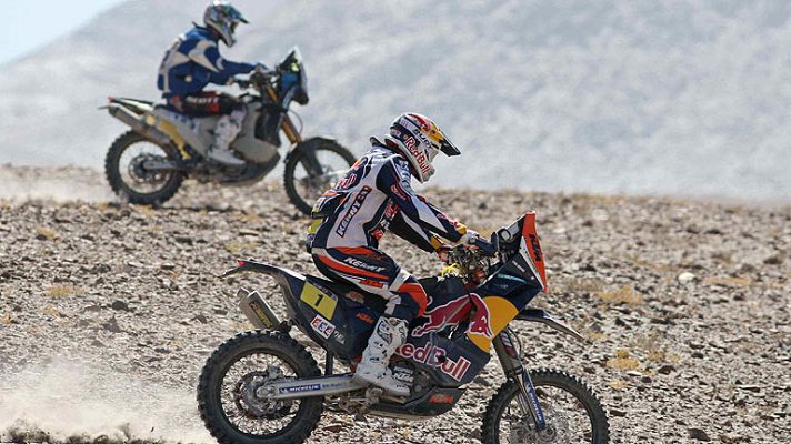 Telediario 1 - Los 'mochileros', puro Dakar