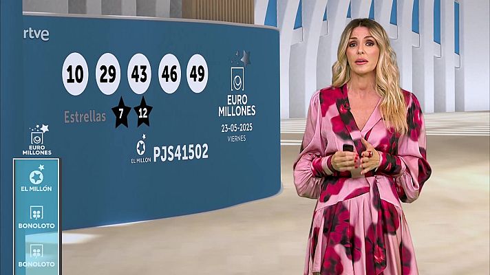 Loterías - Sorteo de la Bonoloto y Euromillones del 23/05/2025