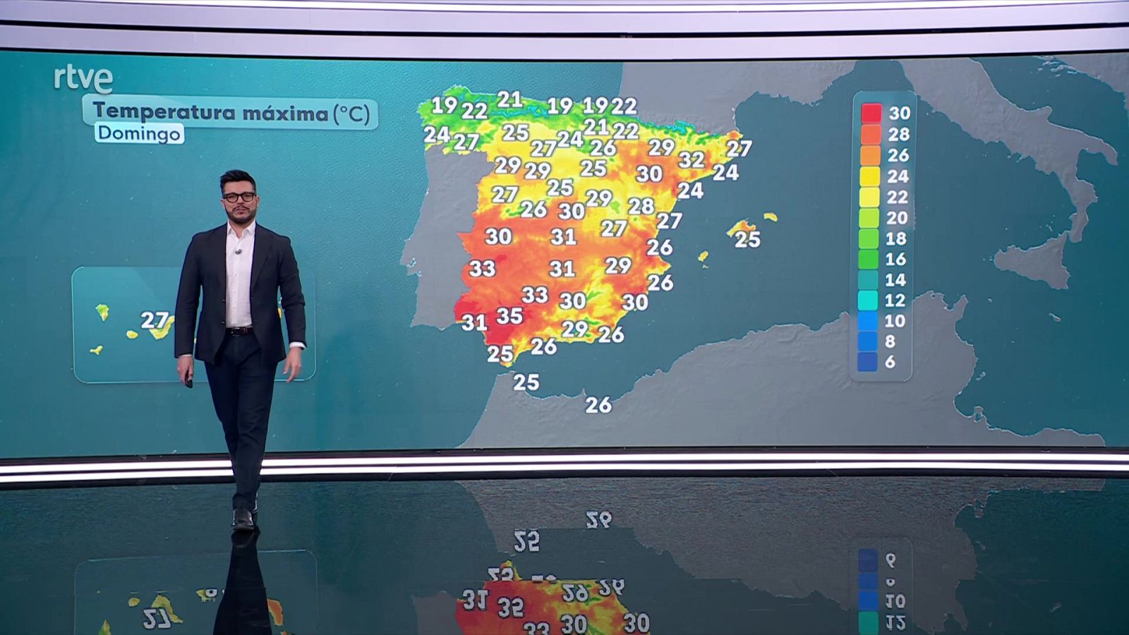 Ascenso notable de las temperaturas máximas en el interior sureste peninsular - ver ahora