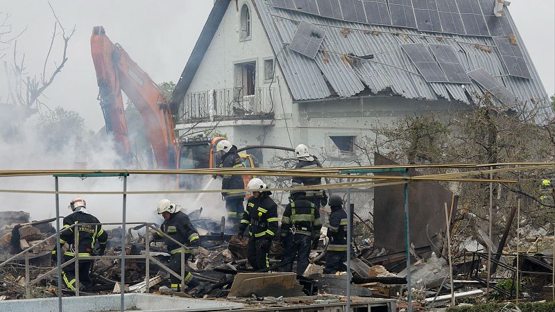 Ucrania denuncia uno de los mayores ataques aéreos rusos desde que empezó la guerra