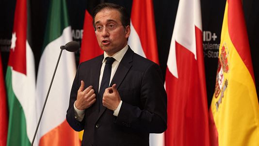 Albares pide a la comunidad internacional el embargo de armas y sanciones a Israel si no para la guerra en Gaza