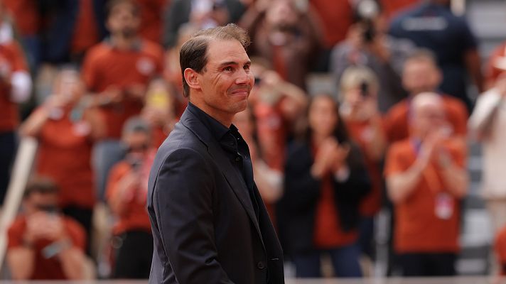 Tenis - Homenaje a Rafa Nadal en Roland Garros