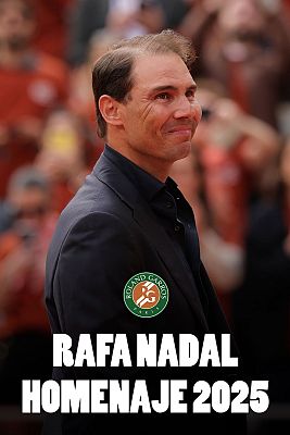 Tenis - Homenaje a Rafa Nadal en Roland Garros