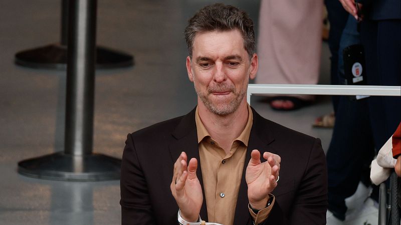 Pau Gasol, presente en el homenaje de su amigo Rafa Nadal: "A mí tambíen se me han saltado las lágrimas"