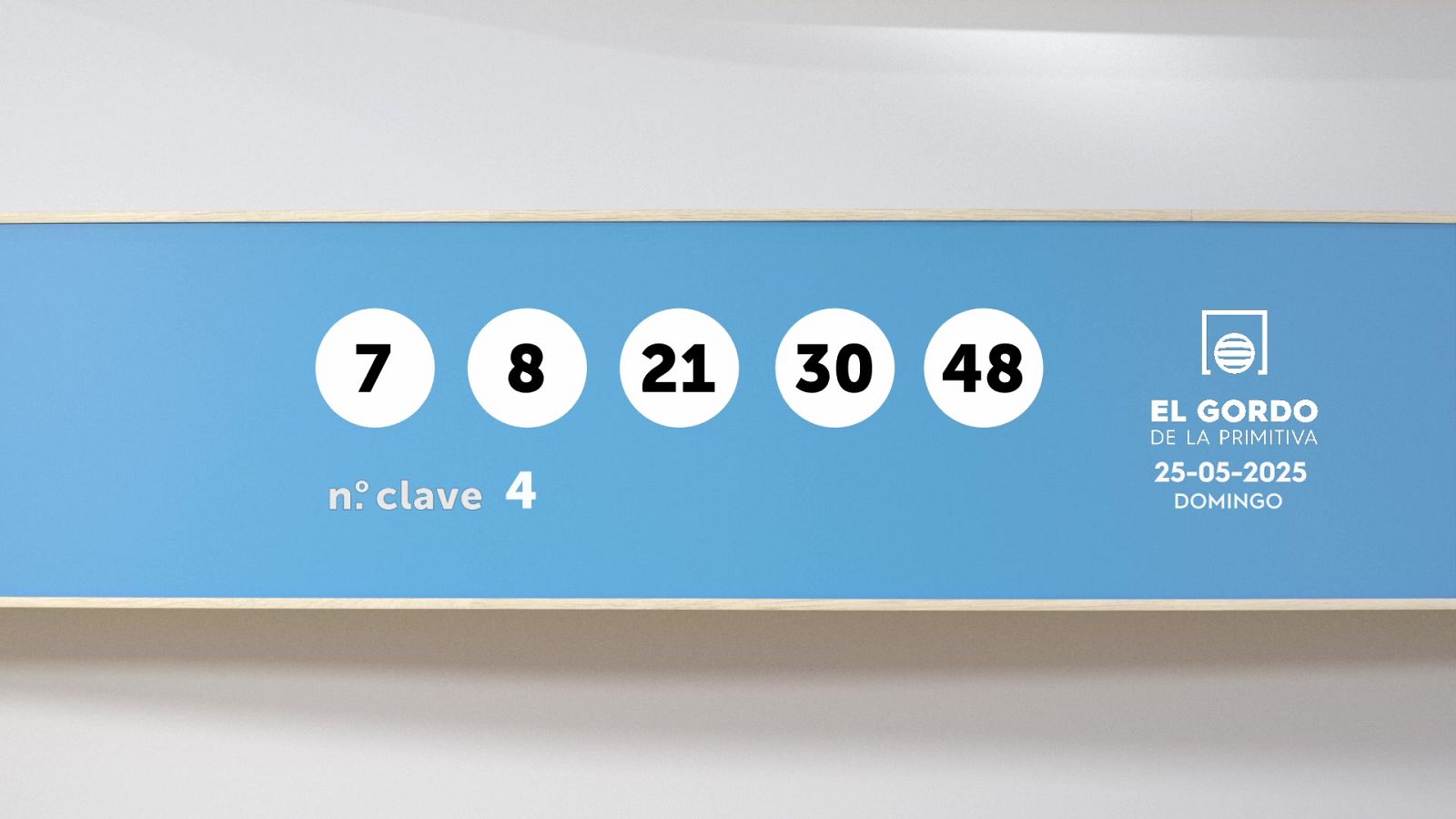 Sorteo de la Lotería Gordo de la Primitiva del 25/05/2025 - Ver ahora