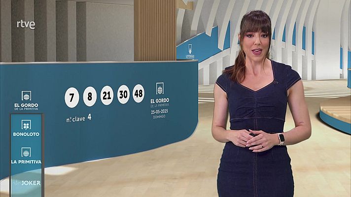 Loterías - Sorteo de la Bonoloto y El Gordo de la Primitiva del 25/05/2025