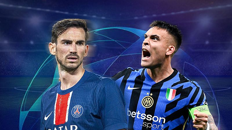 PSG o Inter de Milán. Uno de los dos equipos levantará la orejuda el próximo 31 de mayo. Disfruta del partido gratis a partir de las 21.00 horas este sábado en RTVE