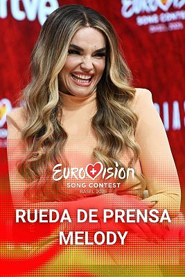 Rueda de prensa de Melody posterior a Eurovisin 2025