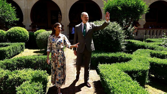 La tarde en 24h - Los reyes visitan el Monasterio de Guadalupe, en Cáceres