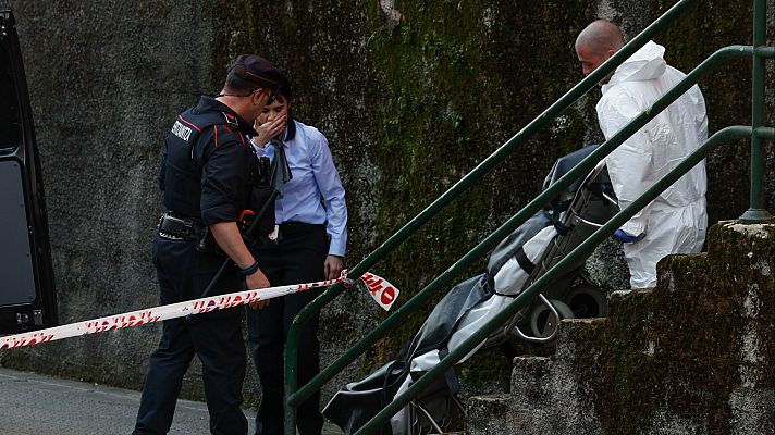 Telediario 1 - Un hombre mata a su hija de 13 años y se suicida en Bilbao
