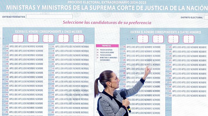 La tarde en 24h - Los mexicanos, llamados a elegir a los cargos del Poder Judicial en unas elecciones inéditas