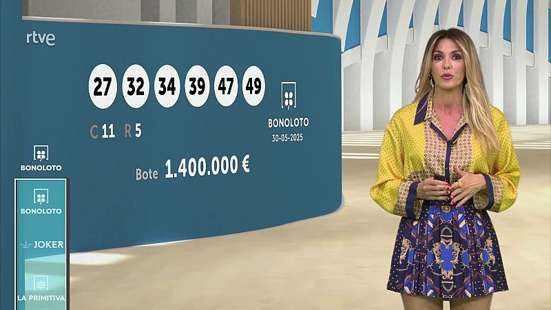 Sorteo de la Bonoloto y Euromillones del 30/05/2025 - ver ahora