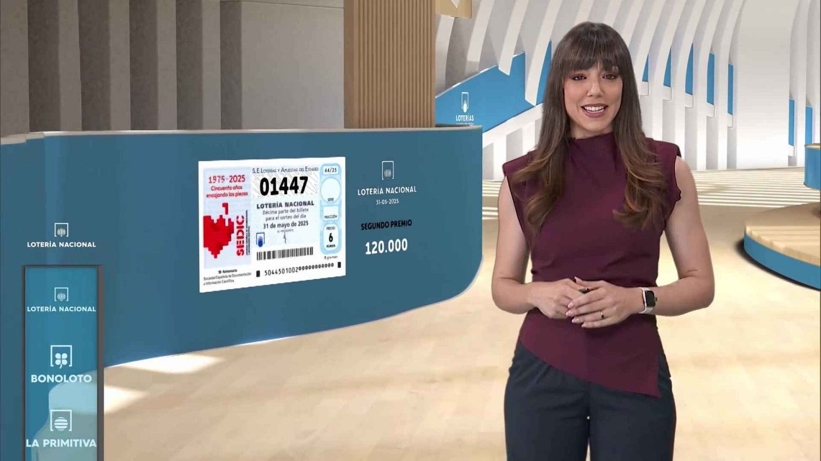 Sorteo de la Lotería Nacional del 31/05/2025 - ver ahora