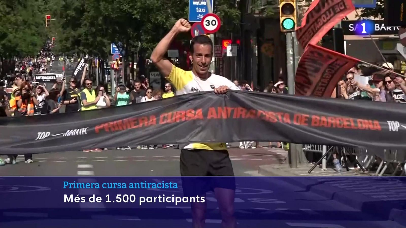 Barcelona corre contra els discursos d'odi de la mà de Top Manta - L'Informatiu | Veure