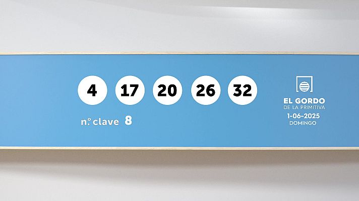 SELAE - Sorteo de la Lotería Gordo de la Primitiva del 01/06/2025