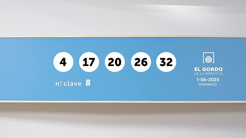 Sorteo de la Lotería Gordo de la Primitiva del 01/06/2025 - Ver ahora