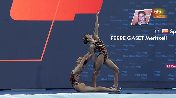 Natación - Natación Artística - Campeonato de Europa. Final Dúo Técnico femenino