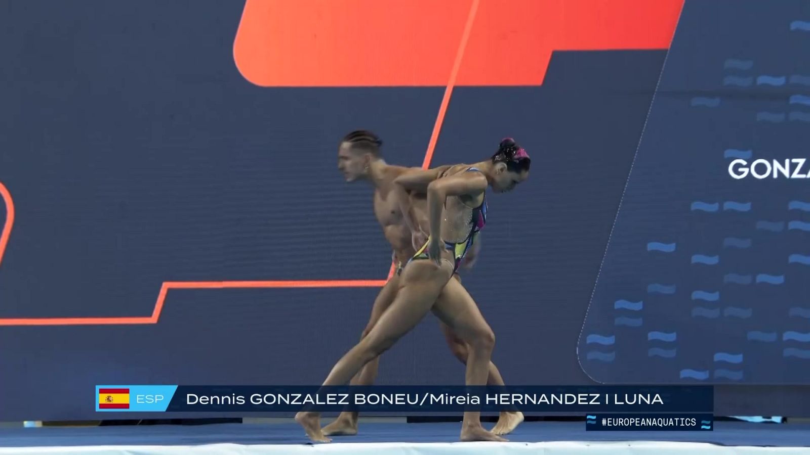 Europeos natación artística: oro Denis González, Mireia Hernández - Natación | Ver