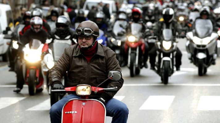 Telediario 1 - Concentración de moteros