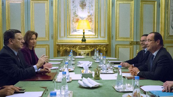 Telediario 1 - Telediario 2 en 4" - 12/01/13