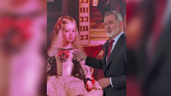 Informativo 24h - El rey, comentarista del Prado en la emisión 1.000 en Instagram