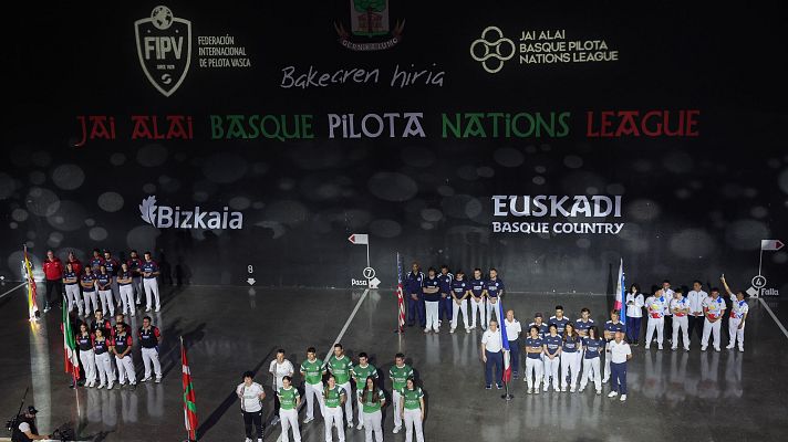Los Deportes de La1 - Las selecciones de España y Euskadi se enfrentan en la Liga de Naciones de pelota vasca