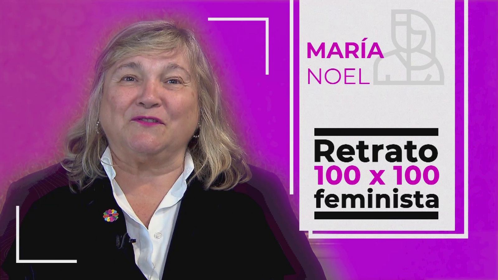 Objetivo Igualdad-Retrato 100x100 feminista María Noel Vaeza | Ver