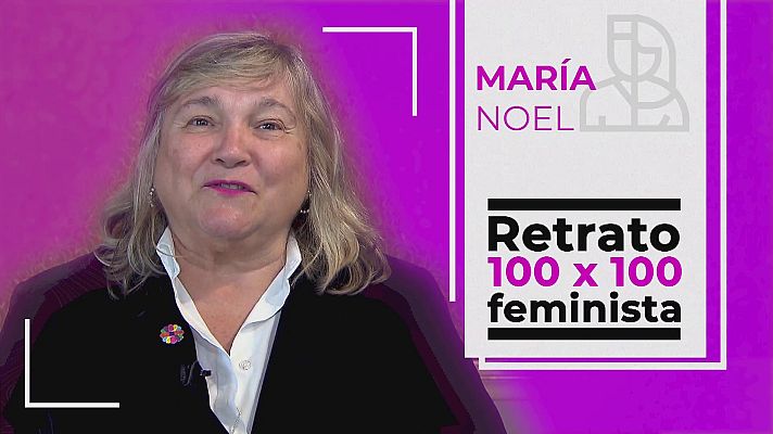 Objetivo igualdad - Retrato 100x100 feminista: María Noel Vaeza