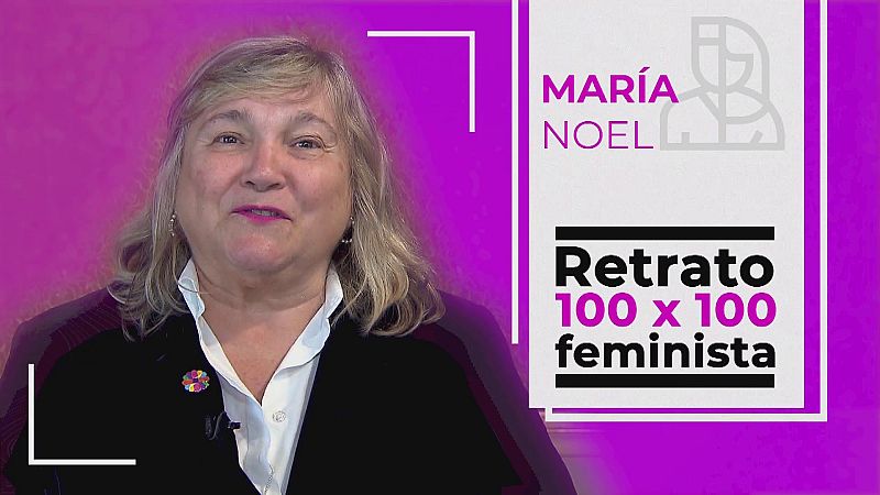 Objetivo Igualdad-Retrato 100x100 feminista Mara Noel Vaeza | Ver