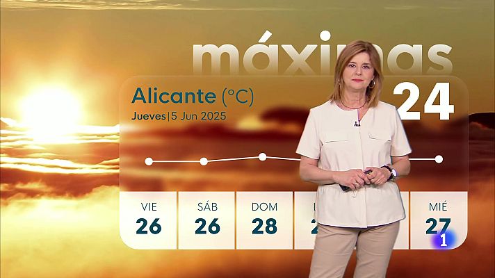 L'informatiu - Comunitat Valenciana - El tiempo en la Comunitat Valenciana 05/06/25