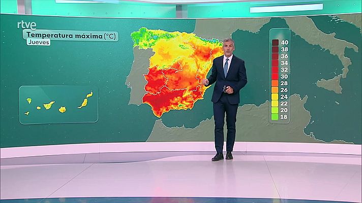 El tiempo - Bancos de niebla matinales en tercio norte peninsular, Baleares y Estrecho, calima ligera en Melilla