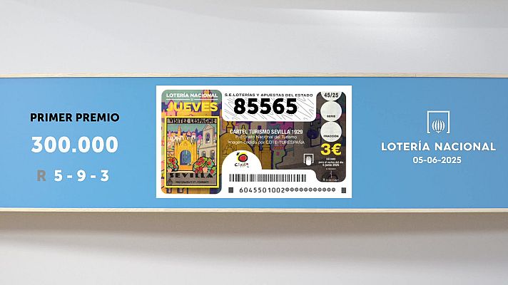 SELAE - Sorteo de la Lotería Nacional del 05/06/2025