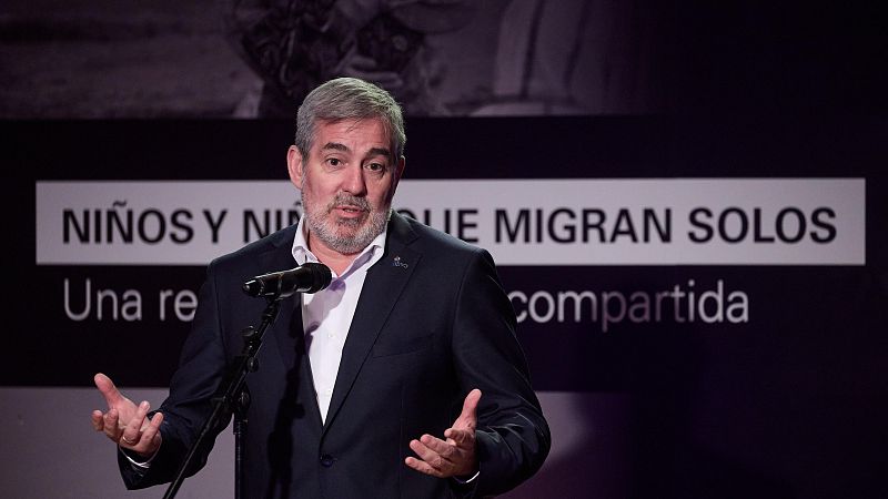 Clavijo se queja de que ni el Estado, ni las CC.AA. están cumpliendo en materia migratoria: "Canarias está sola"