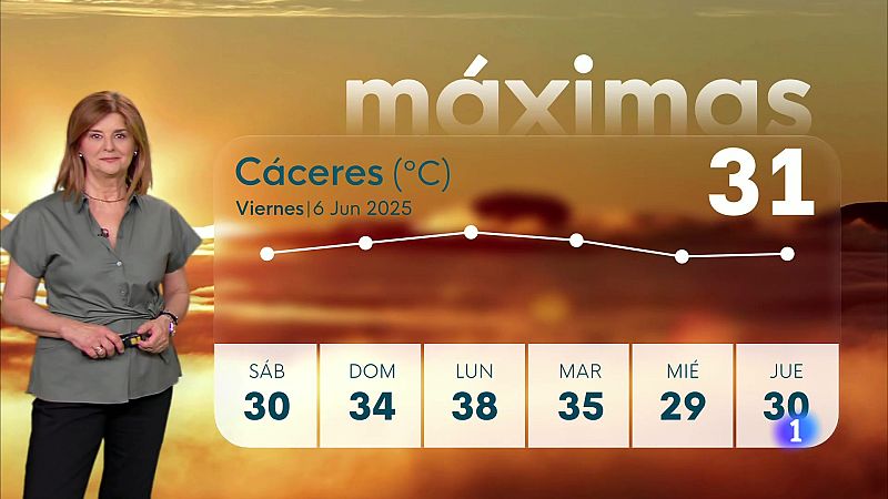 El Tiempo en Extremadura - 06/06/2025 | Ver