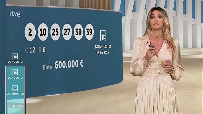 Loterías - Sorteo de la Bonoloto y Euromillones del 06/06/2025