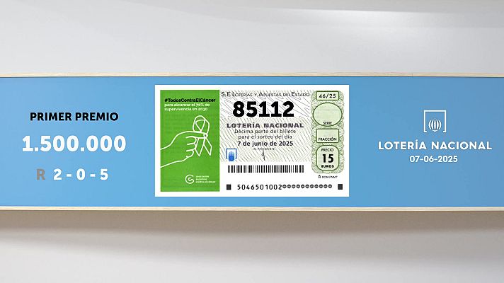 SELAE - Sorteo de la Lotería Nacional del 07/06/2025