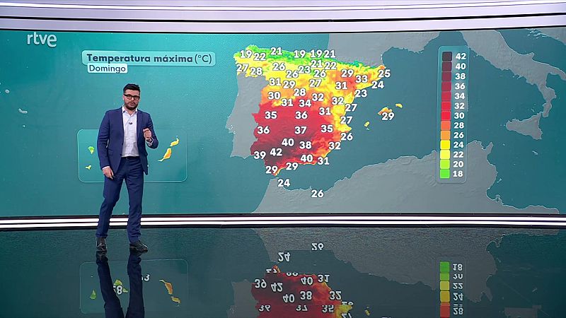 Las temperaturas máximas descenderán de forma moderada en Galicia y Cantábrico - ver ahora
