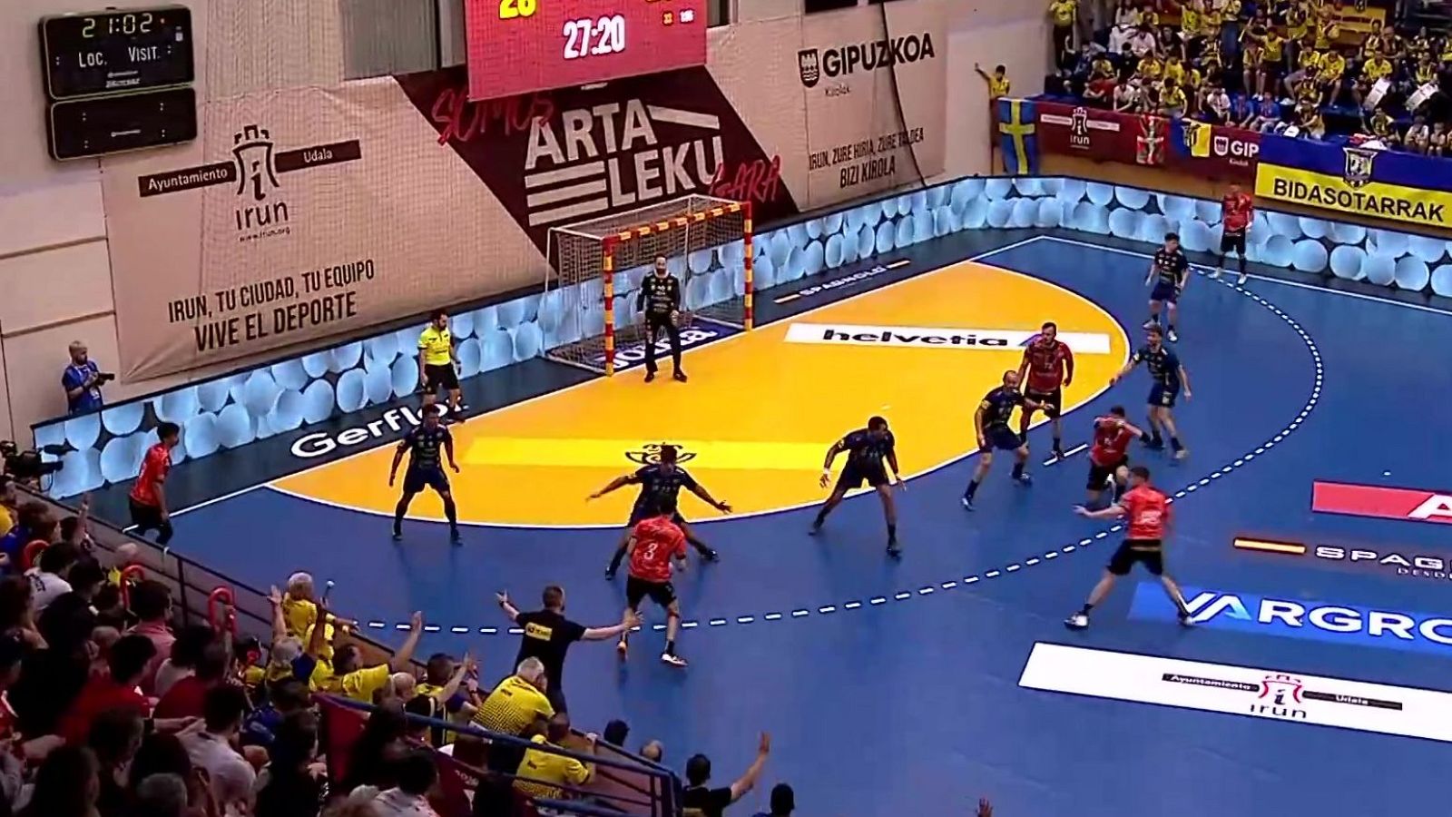 Balonmano - Copa del Rey. 2ª semifinal: Irudek Bidasoa Irún - Abanca Ademar León - ver ahora