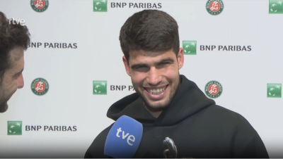 Carlos Alcaraz, a TVE: "Es el partido más emocionante de mi vida, sin duda"