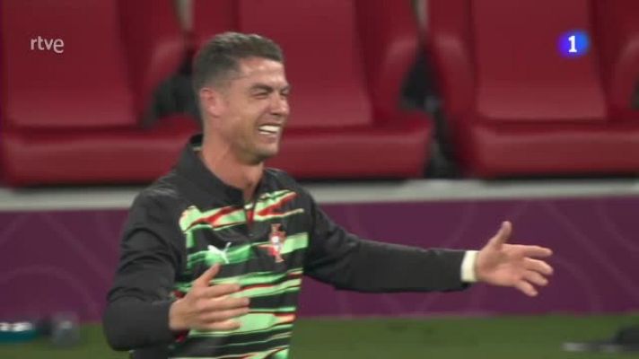 Fútbol - Las lágrimas de Cristiano Ronaldo tras ganar su segunda Nations League con Portugal