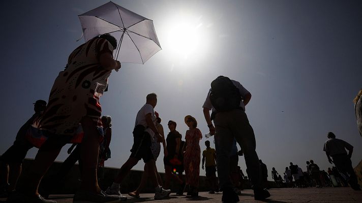 El tiempo - Tormentas y temperaturas elevadas este lunes
