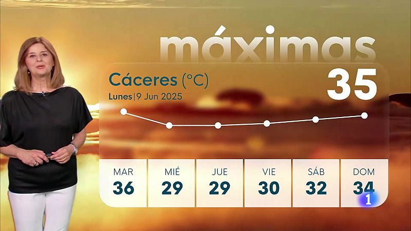 El Tiempo en Extremadura - 09/06/2025 | Ver