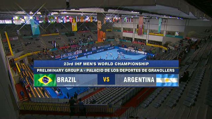 Mundiales de Balonmano - Mundial de Balonmano - Grupo A: Brasil - Argentina