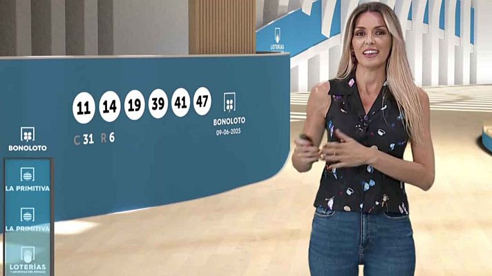 Loterías - Sorteo de la Bonoloto y Primitiva del 09/06/2025
