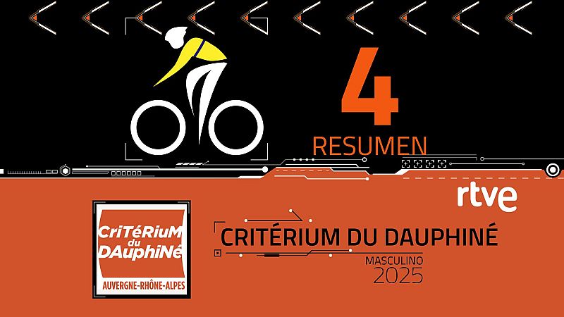 Resumen de la etapa 4 del Critérium du Dauphiné 2025