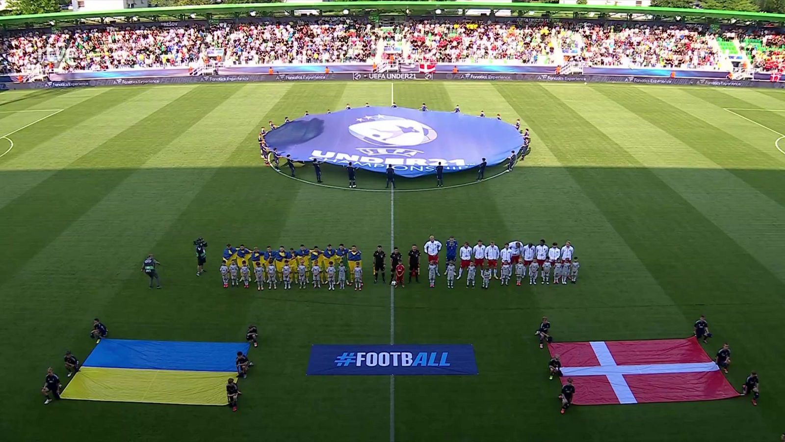 Fútbol - Campeonato de Europa Sub-21: Ucrania - Dinamarca - Europeo de fútbol Sub-21 2025 | Ver